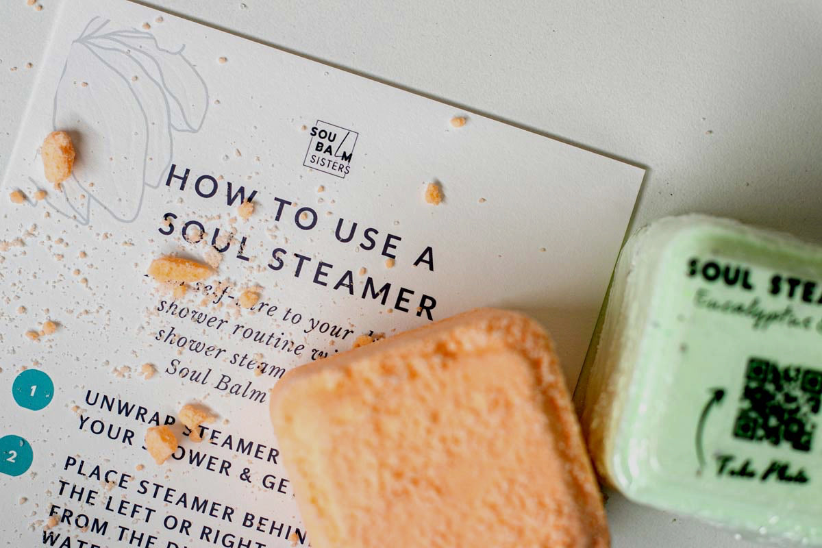 Best Aromatherapy Shower Steamers - XL Essential Oil Cubes | Soul Balm Sisters