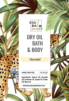 Body Massage Oil - Dry Oil Bath & Body